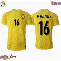 Camiseta Francia Mike Maignan #16 Portero Primera Equipación Eurocopa 2024 manga corta